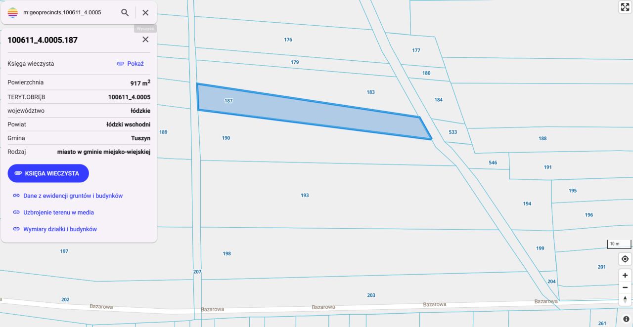 Działka rolna Tuszyn, ul. Bazarowa. Zdjęcie 4