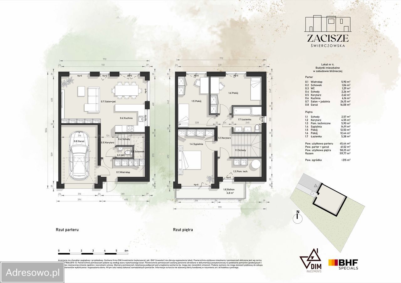 dom szeregowy, 4 pokoje Piotrków Trybunalski, ul. Świerczowska. Zdjęcie 6