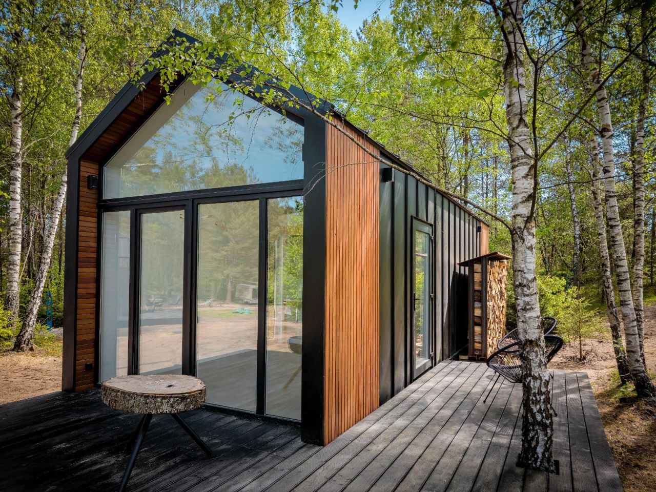 dom letniskowy, 2 pokoje Skorzewo