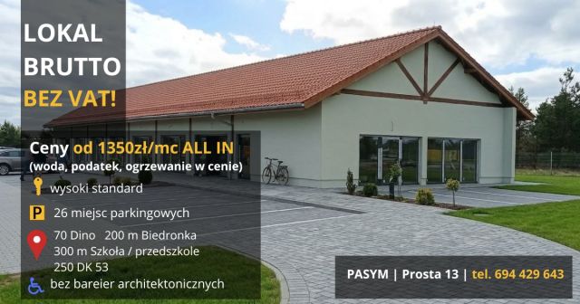 Lokal Pasym, Prosta. Zdjęcie 1