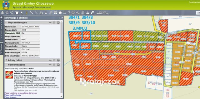 Działka budowlana Sasino, ul. Stara Cegielnia. Zdjęcie 15