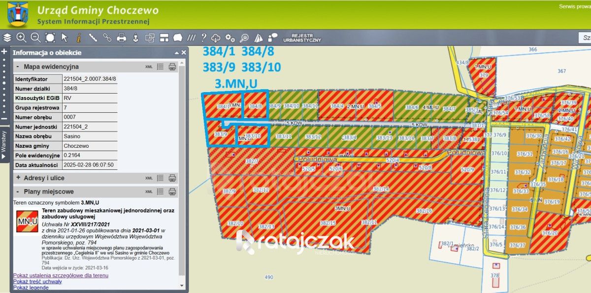 Działka inwestycyjna Sasino, ul. Stara Cegielnia. Zdjęcie 15