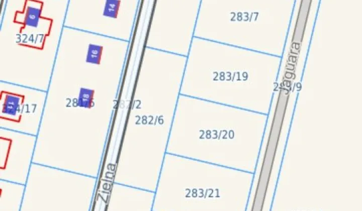 Działka budowlana Lesznowola, ul. Jaguara