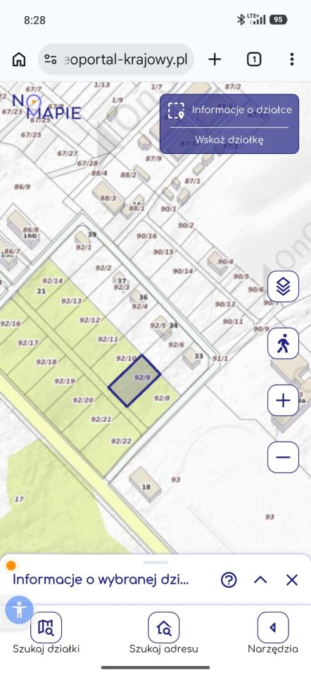 Działka budowlana Kinkajmy. Zdjęcie 1