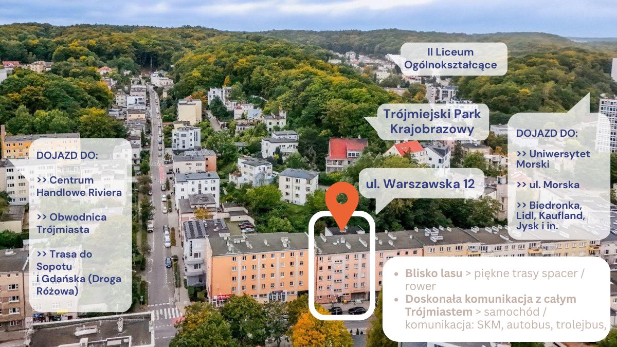 Mieszkanie 2-pokojowe Gdynia Działki Leśne, ul. Warszawska. Zdjęcie 22