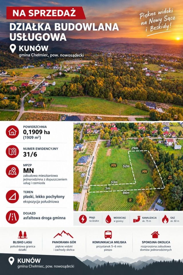 Działka budowlana Kunów. Zdjęcie 8