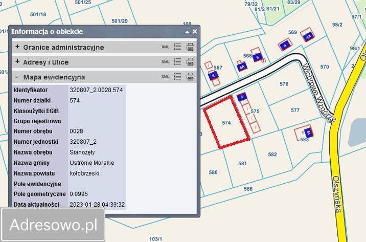 Działka budowlana Sianożęty, ul. Wichrowe Wzgórze. Zdjęcie 7