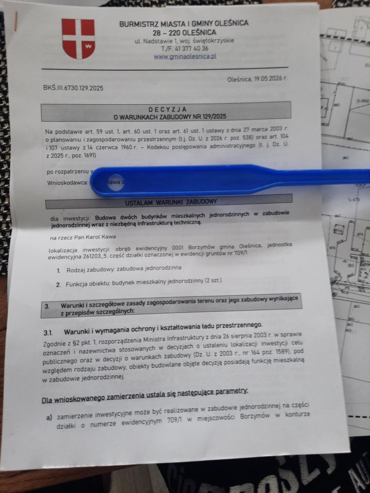 Działka budowlana Borzymów. Zdjęcie 13