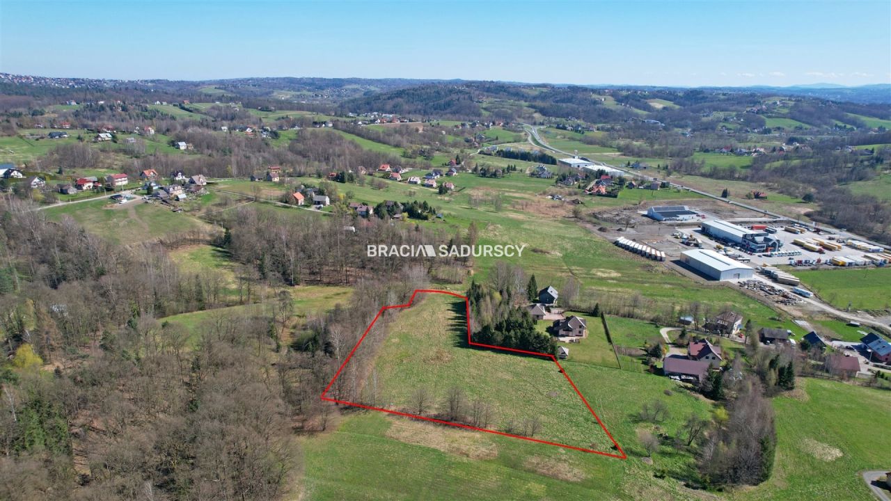 Działka inwestycyjna Głogoczów