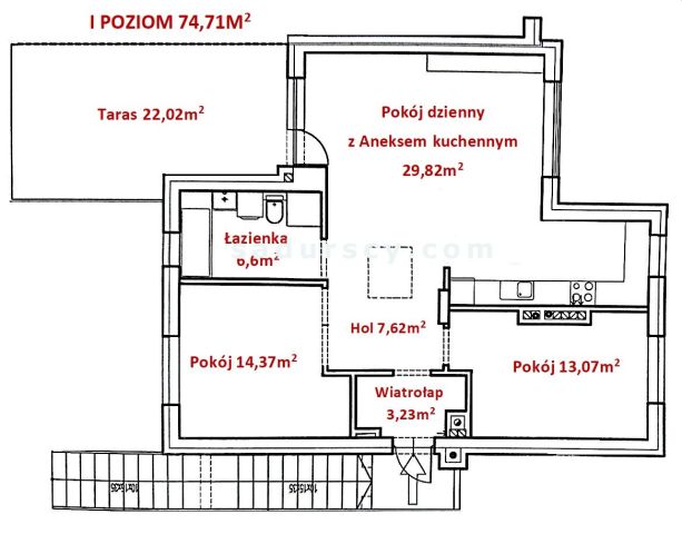 Mieszkanie 4-pokojowe Józefosław. Zdjęcie 1