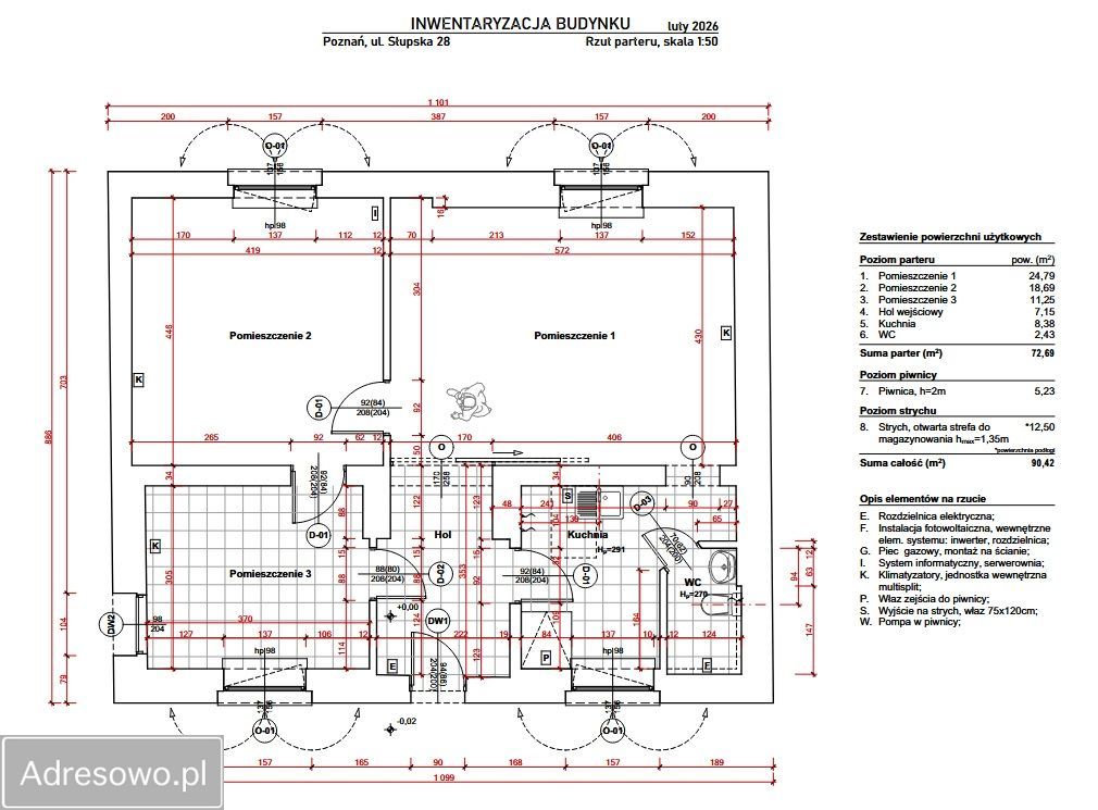 dom wolnostojący, 3 pokoje Poznań Krzyżowniki, ul. Słupska. Zdjęcie 14