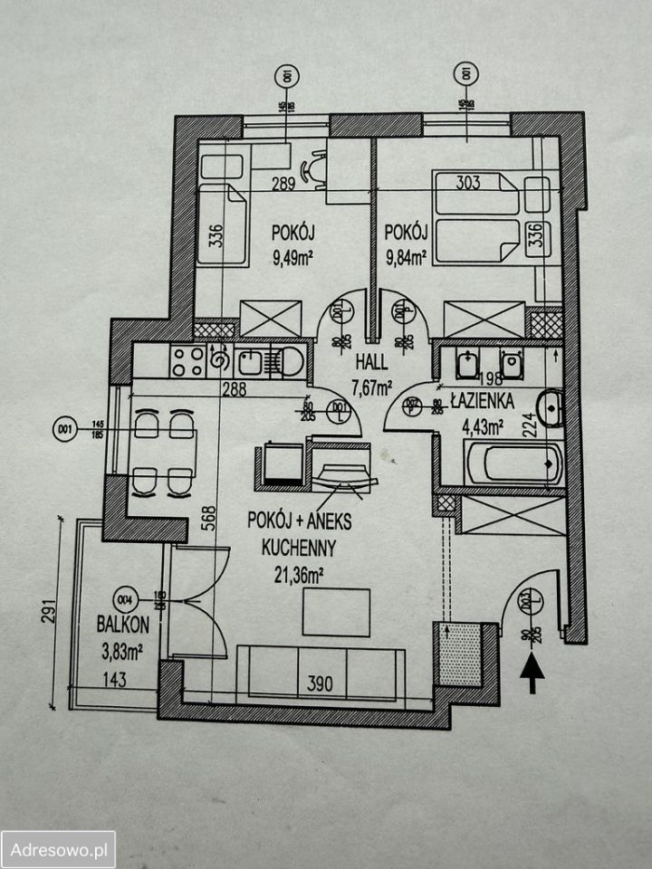 Mieszkanie 3-pokojowe Garwolin, ul. Wiejska. Zdjęcie 12
