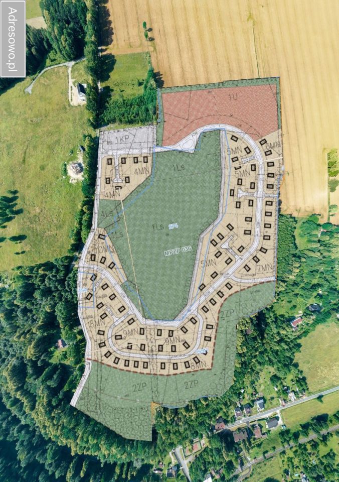 Działka budowlana Podlesie. Zdjęcie 8