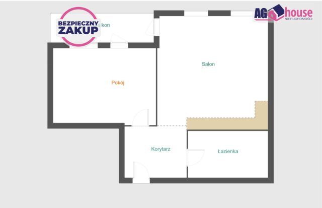 Mieszkanie 2-pokojowe Gdańsk Letnica, ul. Starowiejska. Zdjęcie 17