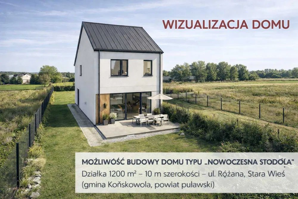 Działka budowlana Stara Wieś, ul. Różana. Zdjęcie 2