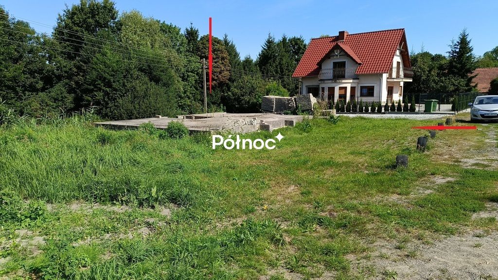 Działka budowlana Wykroty, ul. Główna. Zdjęcie 1