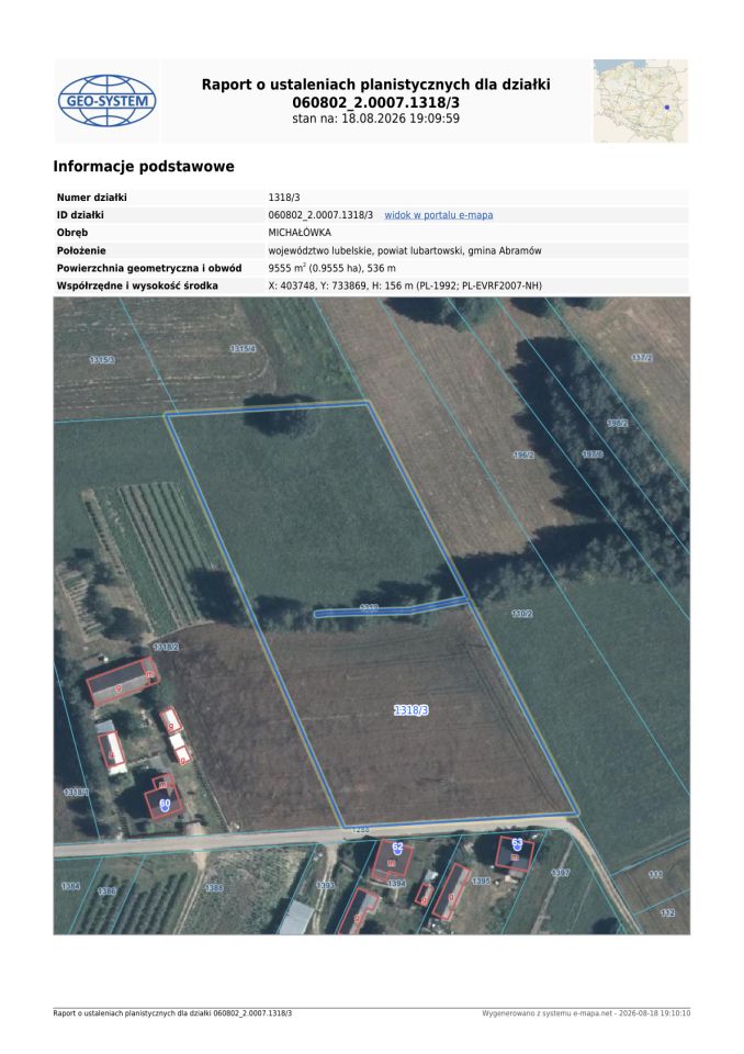 Działka rolno-budowlana Michałówka. Zdjęcie 4