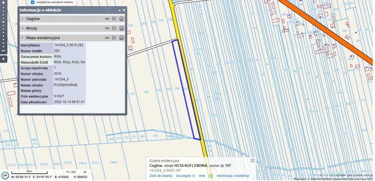 Działka rolno-budowlana Huta Kuflewska. Zdjęcie 4