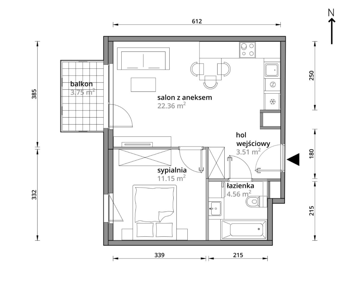 Mieszkanie 3-pokojowe Warszawa Praga-Południe, ul. Podskarbińska. Zdjęcie 7