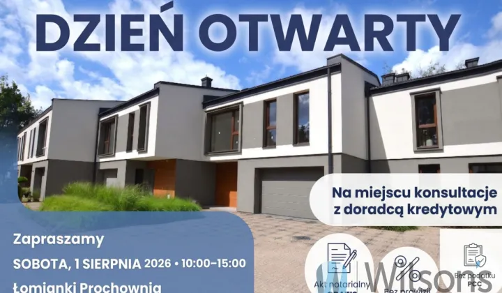 dom szeregowy, 5 pokoi Łomianki, ul. Prochowni