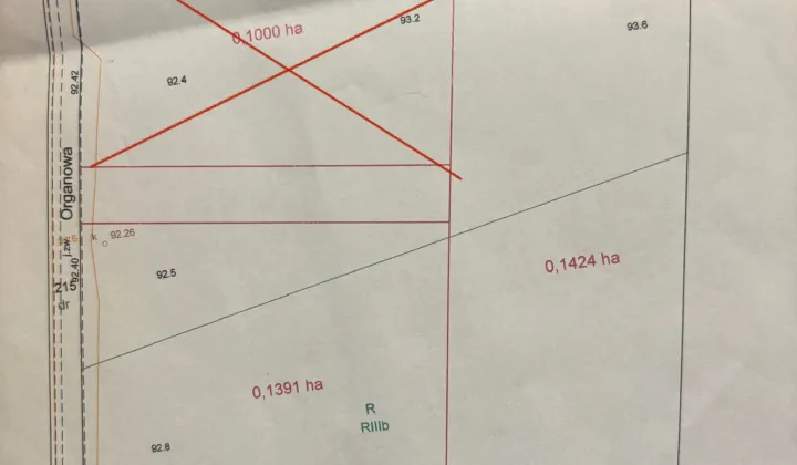 Działka rolno-budowlana Ląd, ul. Organowa
