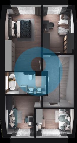 bliźniak, 5 pokoi Brzeziny. Zdjęcie 9