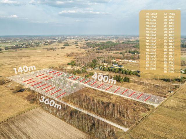 Działka budowlana Kąck. Zdjęcie 2