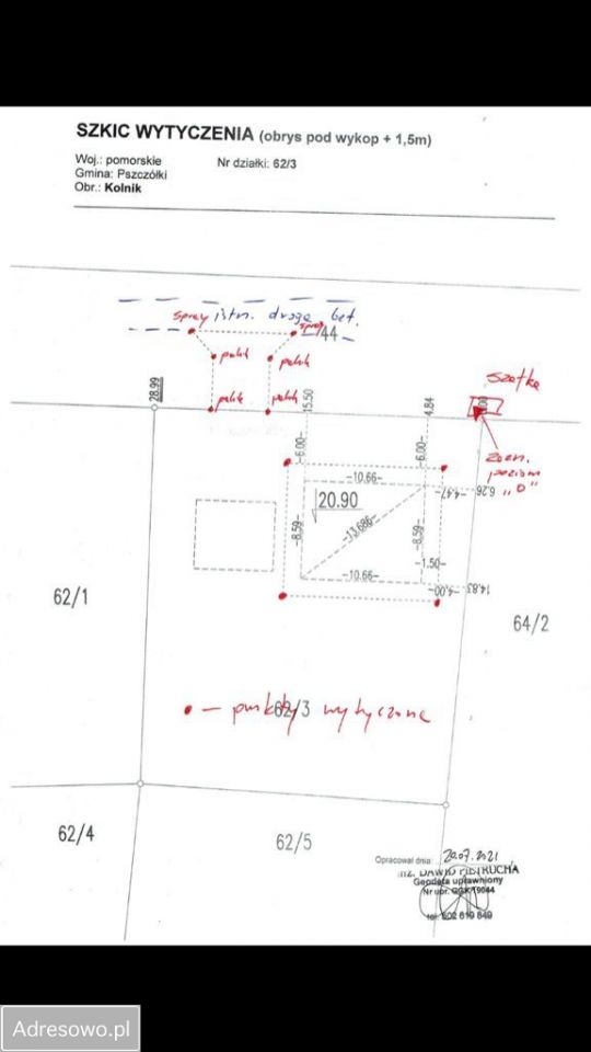 Działka budowlana Kolnik, ul. Spacerowa. Zdjęcie 7