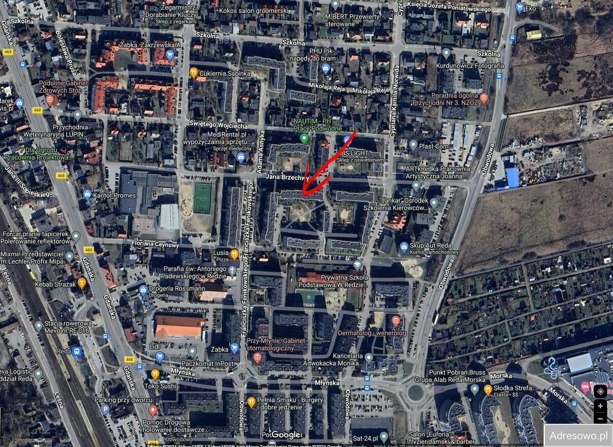 Mieszkanie 3-pokojowe Reda Centrum, ul. Jana Brzechwy. Zdjęcie 2