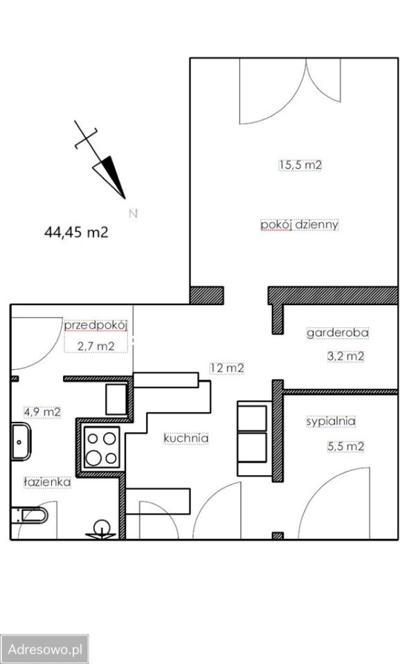 Mieszkanie 2-pokojowe Zabrze Helenka, ul. Witkacego. Zdjęcie 1