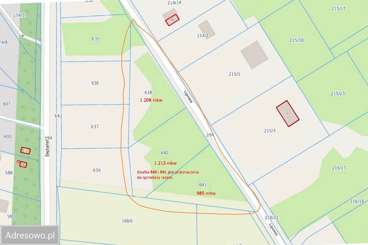 Działka rolno-budowlana Ślężany, ul. Lipowa. Zdjęcie 4