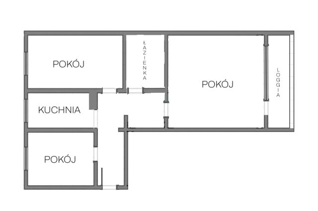 Mieszkanie 3-pokojowe Kraków Dębniki, ul. Komandosów. Zdjęcie 1