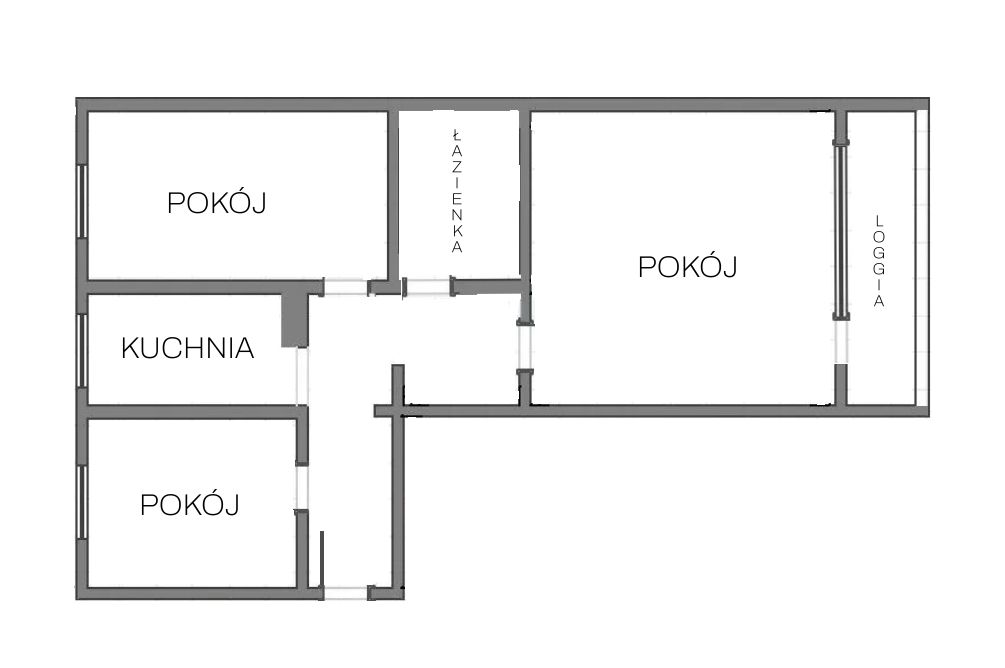 Mieszkanie 3-pokojowe Kraków Dębniki, ul. Komandosów. Zdjęcie 1