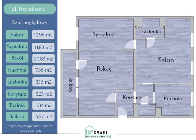 Mieszkanie 3-pokojowe Stalowa Wola, ul. ks. Jerzego Popiełuszki. Zdjęcie 14