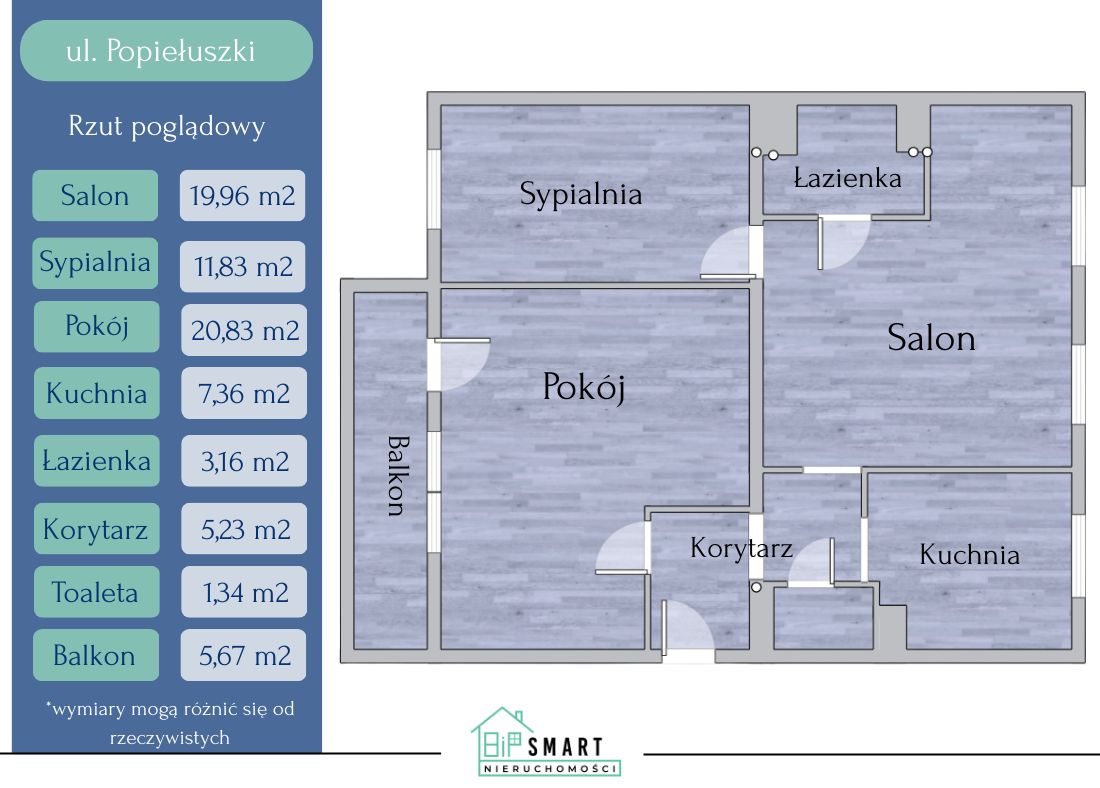 Mieszkanie 3-pokojowe Stalowa Wola, ul. ks. Jerzego Popiełuszki. Zdjęcie 14