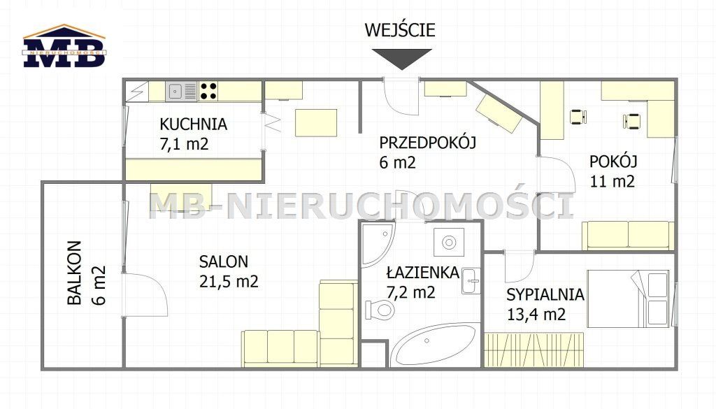 Mieszkanie 3-pokojowe Olsztyn Pieczewo, ul. Balbiny Świtycz-Widackiej. Zdjęcie 15