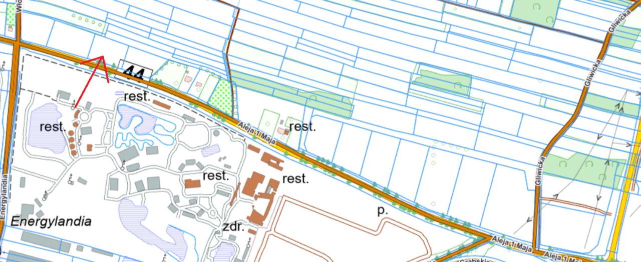 Działka inwestycyjna Zator Podlipki, ul. Aleja 1 Maja. Zdjęcie 2
