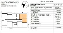 Mieszkanie 4-pokojowe Łódź Radogoszcz, ul. Świtezianki. Zdjęcie 2