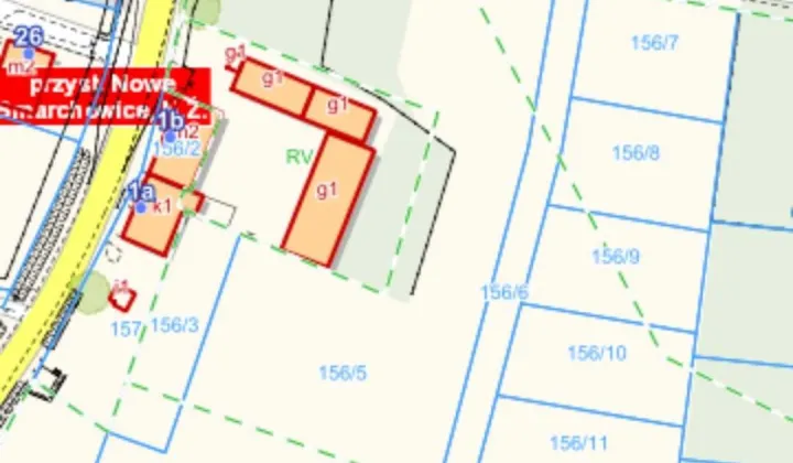 Działka budowlana Nowe Smarchowice Zielony Dąb