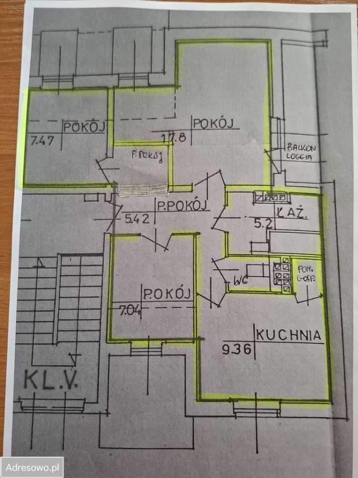 Mieszkanie 3-pokojowe Głogów Małopolski. Zdjęcie 13