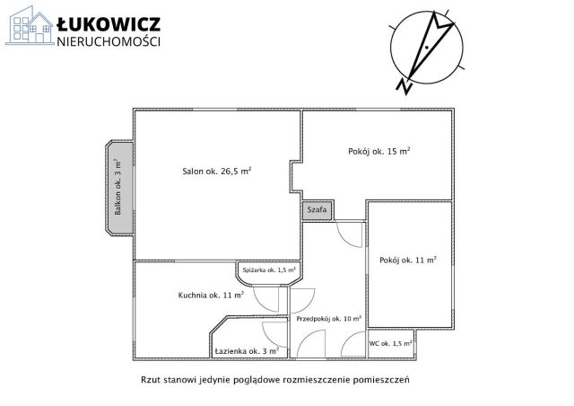 Mieszkanie 3-pokojowe Bielsko-Biała, ul. Kazimierza Brodzińskiego. Zdjęcie 27