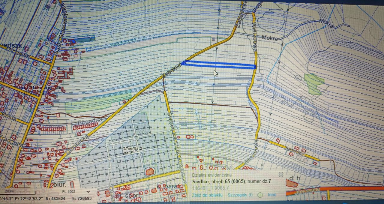 Działka budowlana Siedlce Piaski Starowiejskie, ul. Żaboklicka. Zdjęcie 2
