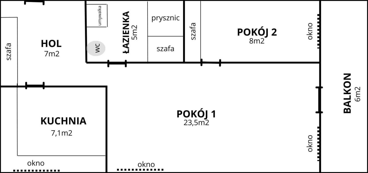 Mieszkanie 2-pokojowe Marki, ul. Kosynierów. Zdjęcie 11