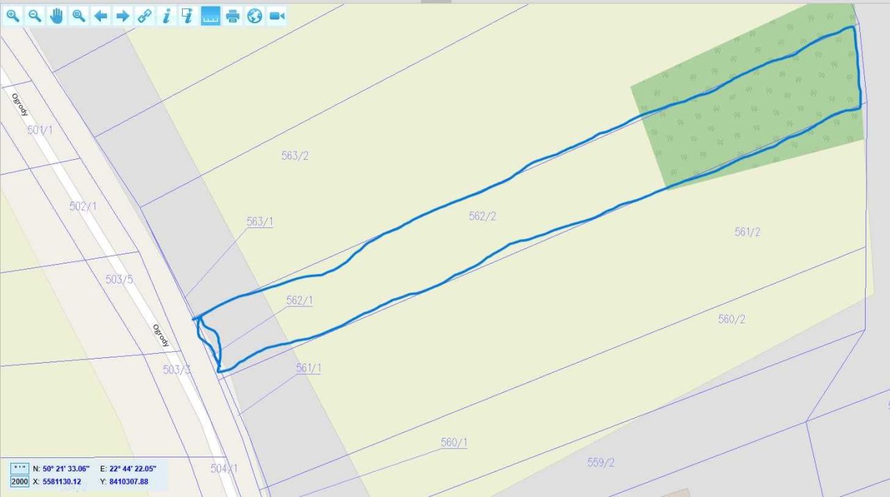Działka budowlana Tarnogród, ul. Ogrody. Zdjęcie 1