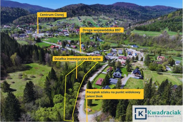 Działka inwestycyjna Cisna. Zdjęcie 7
