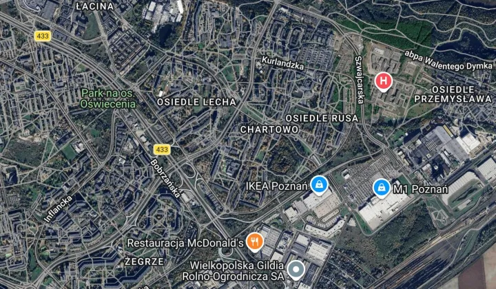 Mieszkanie 3-pokojowe Poznań Chartowo, os. Czecha