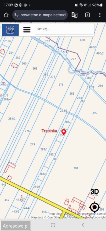 Działka budowlana Trzcinka. Zdjęcie 2