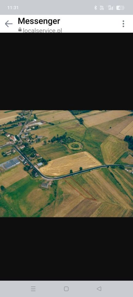 Działka budowlana Błogie Szlacheckie. Zdjęcie 3
