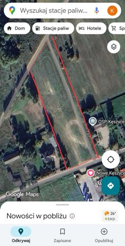 Działka budowlana Nowe Kęszyce. Zdjęcie 1