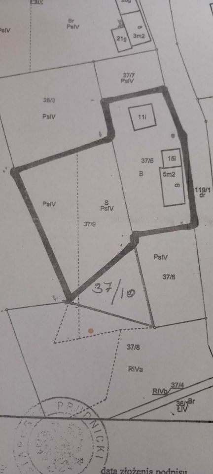 Działka rolno-budowlana Dębowiec Wieszczyna